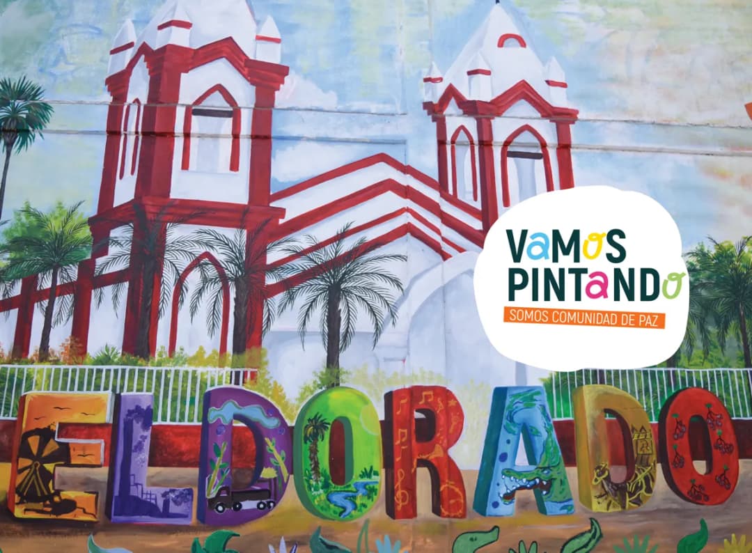 Memorias sembradas, mural en Eldorado que une el pasado y presente