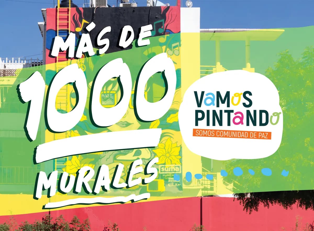 Culiacán se pinta de color y paz: Vamos Pintando supera mil murales en 2025
